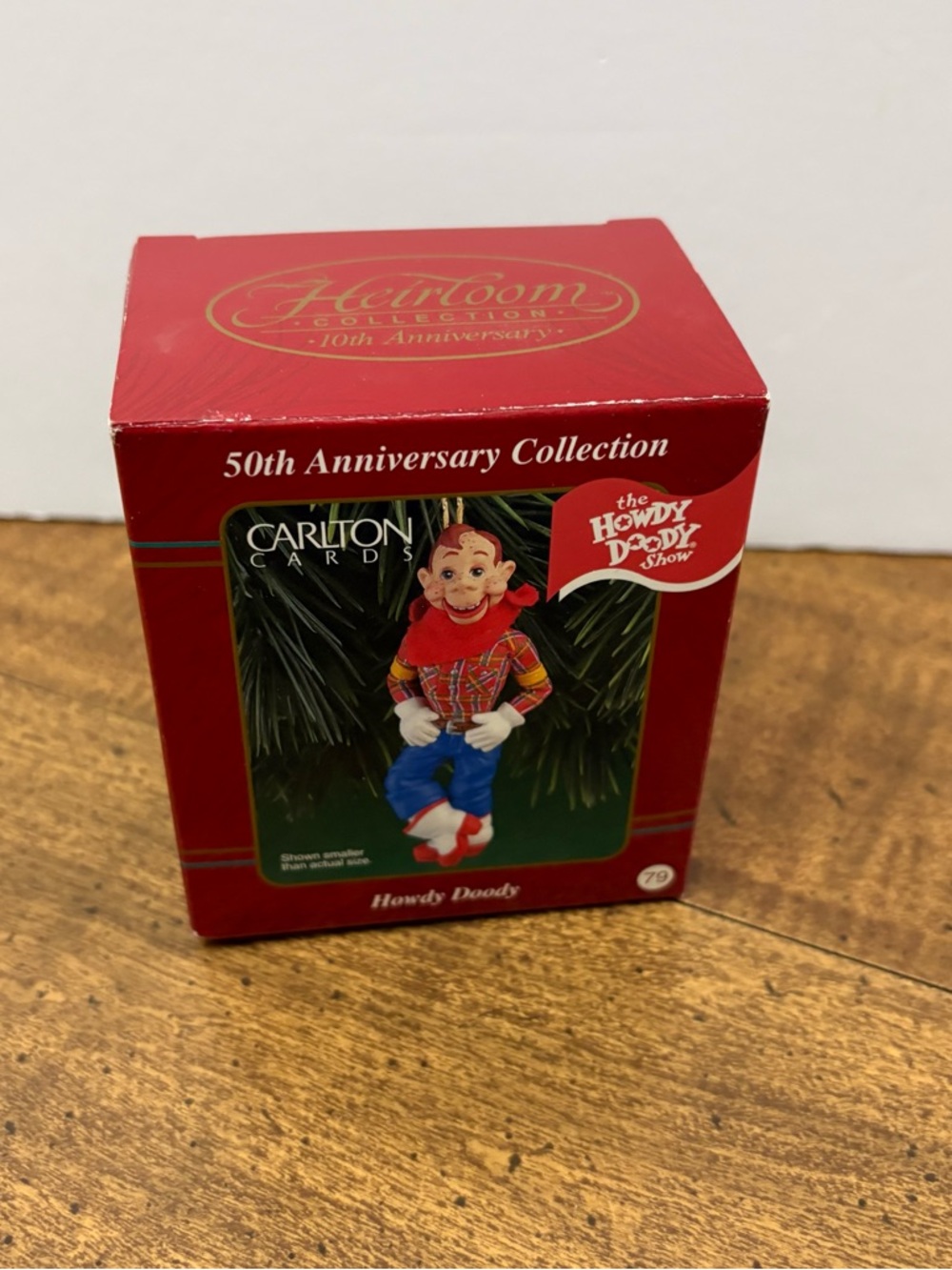 HOWDY DOODY 50th Anniversary Christmas Ornament Original Box Carlton Cards 1998